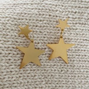 Madewell Gold Star Earrings